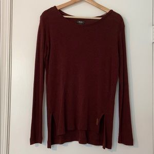 Roots Canada Lightweight Maroon Sweater